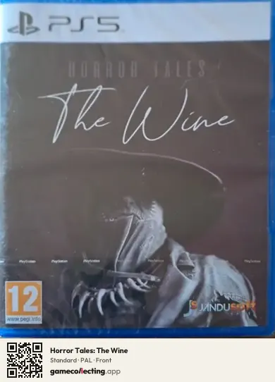 Horror Tales: The Wine PlayStation 5, PAL box front