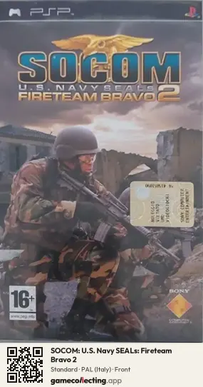 SOCOM: U.S. Navy SEALs: Fireteam Bravo 2 PlayStation Portable, Italy box front