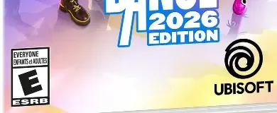 Just Dance 2026 Edition, the ESRB box on its front