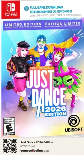 Just Dance 2026 Edition Nintendo Switch, NTSC box front
