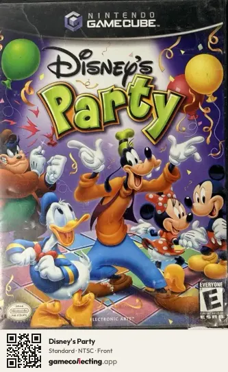 Disney's Party Nintendo GameCube, NTSC box front