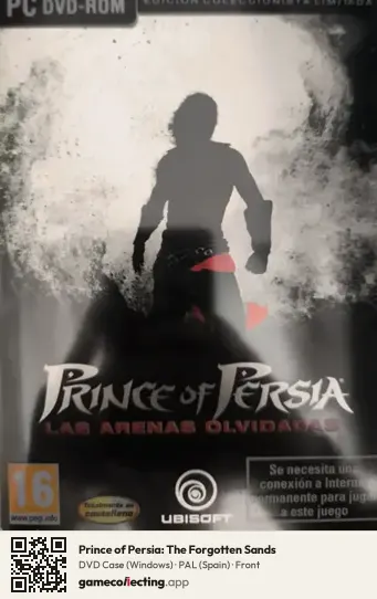 Prince of Persia: The Forgotten Sands Computer, Spain box front