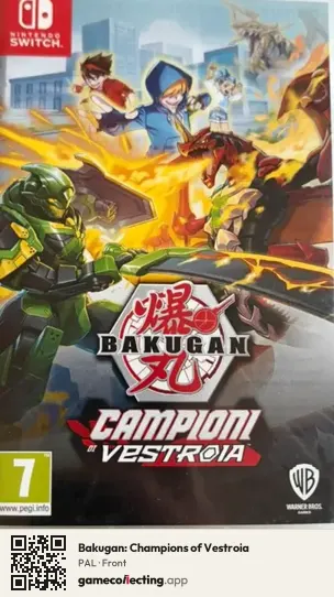 Bakugan: Champions of Vestroia Nintendo Switch, PAL box front