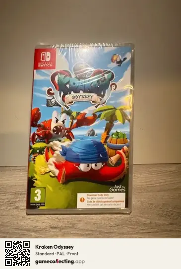 Kraken Odyssey Nintendo Switch, PAL box front