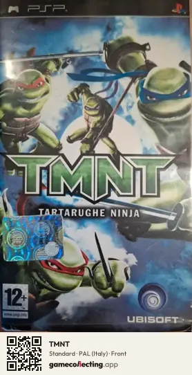 TMNT PlayStation Portable, Italy box front
