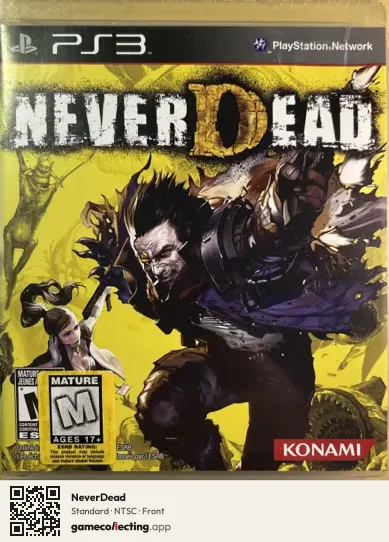 NeverDead PlayStation 3, NTSC box front