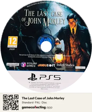 The Last Case of John Morley PlayStation 5, PAL disc