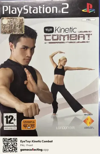 EyeToy: Kinetic Combat PlayStation 2, PAL box front
