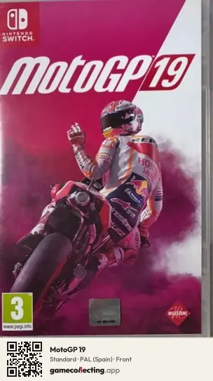 MotoGP 19 Nintendo Switch, Spain box front