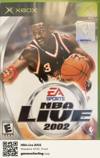 NBA Live 2002 Xbox, NTSC box front