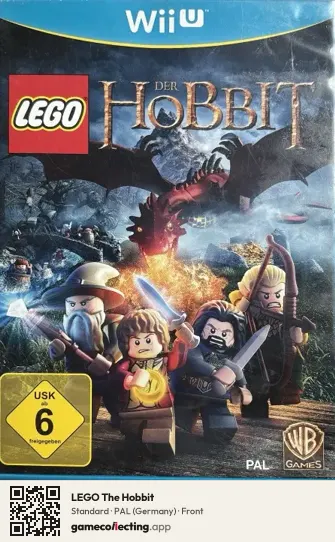LEGO The Hobbit Nintendo Wii U, Germany box front