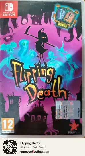 Flipping Death Nintendo Switch, PAL box front