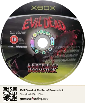 Evil Dead: A Fistful of Boomstick Xbox, PAL disc