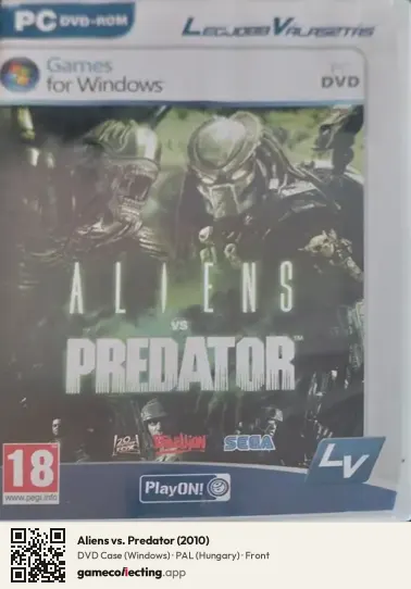 Aliens vs. Predator (2010) Computer, Hungary box front