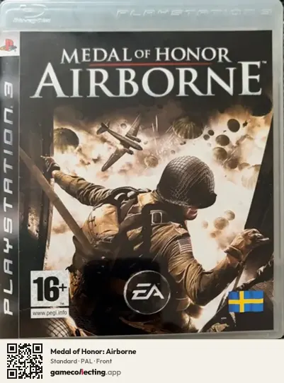 Medal of Honor: Airborne PlayStation 3, PAL box front