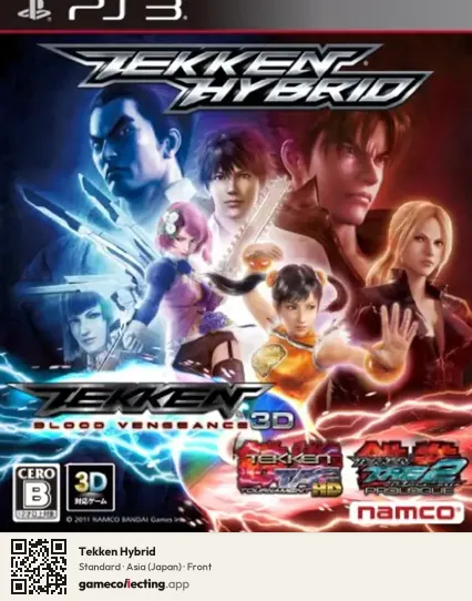 Tekken Hybrid PlayStation 3, Japan box front