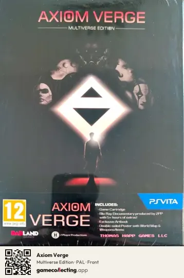 Axiom Verge PlayStation Vita, PAL box front