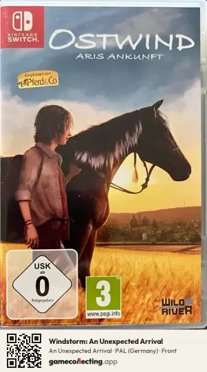 Windstorm: An Unexpected Arrival Nintendo Switch, Germany box front
