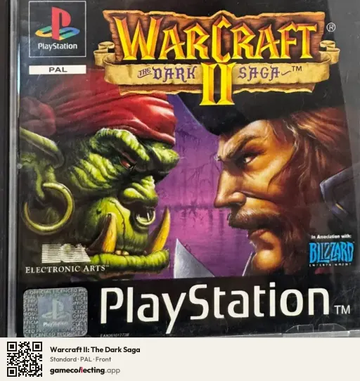 Warcraft II: The Dark Saga PlayStation, PAL box front