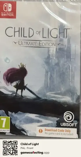 Child of Light Nintendo Switch, PAL box front