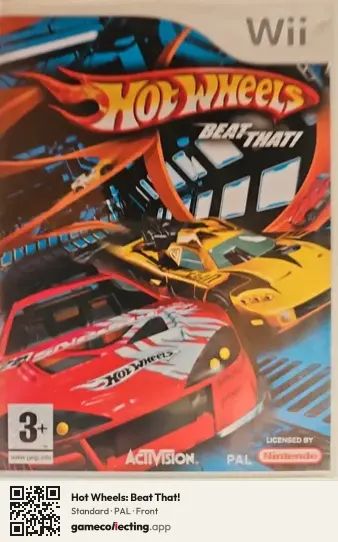 Hot Wheels: Beat That! Nintendo Wii, PAL box front