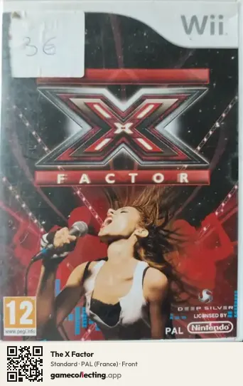 The X Factor Nintendo Wii, France box front