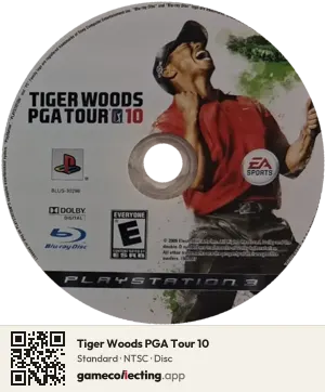 Tiger Woods PGA Tour 10 PlayStation 3, NTSC disc
