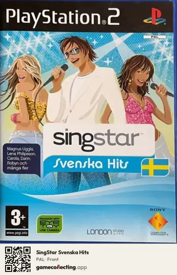 SingStar Svenska Hits PlayStation 2, PAL box front