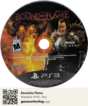 Bound by Flame PlayStation 3, NTSC disc