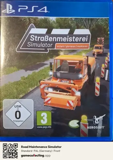 Road Maintenance Simulator PlayStation 4, Germany box front