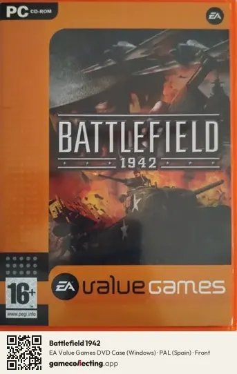 Battlefield 1942 Computer, Spain box front