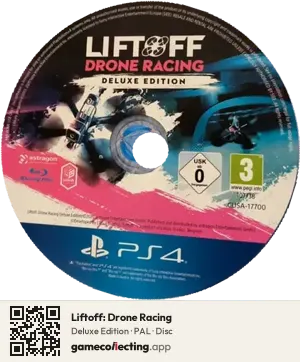 Liftoff: Drone Racing PlayStation 4, PAL disc