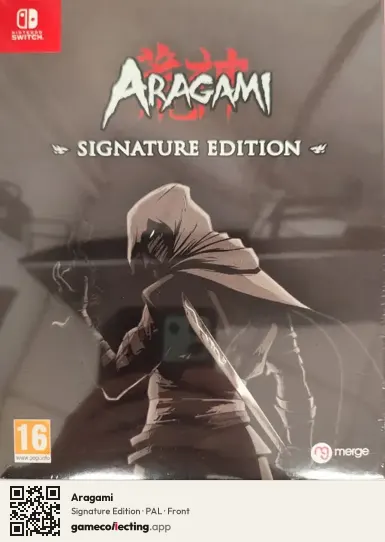Aragami Nintendo Switch, PAL box front