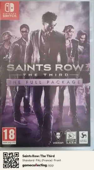 Saints Row: The Third Nintendo Switch, France box front