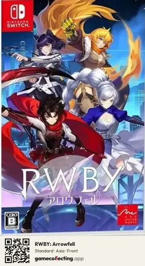 RWBY: Arrowfell Nintendo Switch, Asia box front