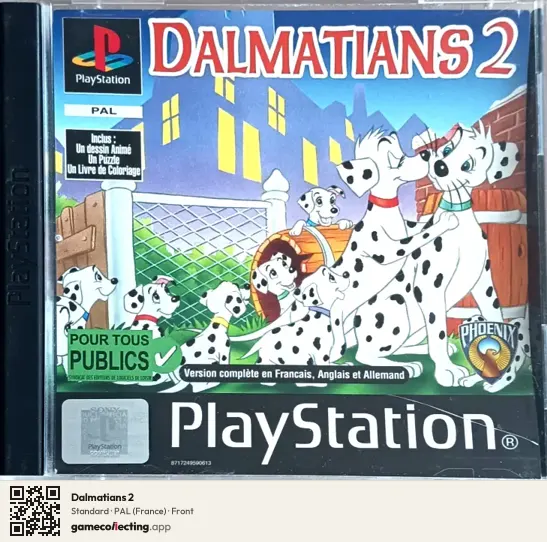 Dalmatians 2 PlayStation, France box front