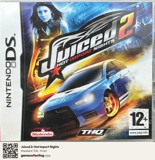 Juiced 2: Hot Import Nights Nintendo DS, PAL box front