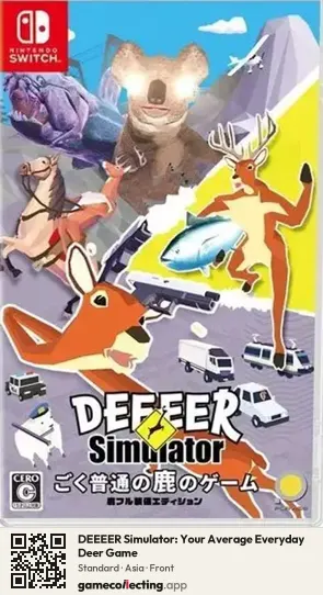 DEEEER Simulator: Your Average Everyday Deer Game Nintendo Switch, Asia box front