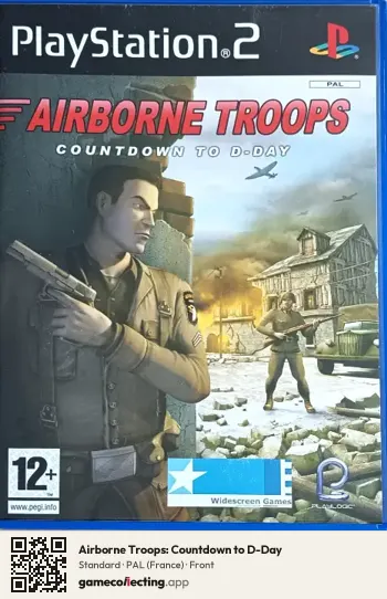 Airborne Troops: Countdown to D-Day PlayStation 2, France box front