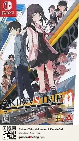 Akiba's Trip: Hellbound & Debriefed Nintendo Switch, Asia box front