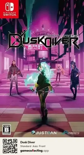 Dusk Diver Nintendo Switch, Asia box front