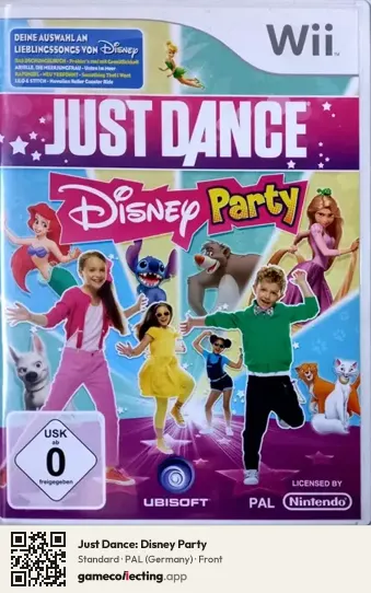 Just Dance: Disney Party Nintendo Wii, Germany box front