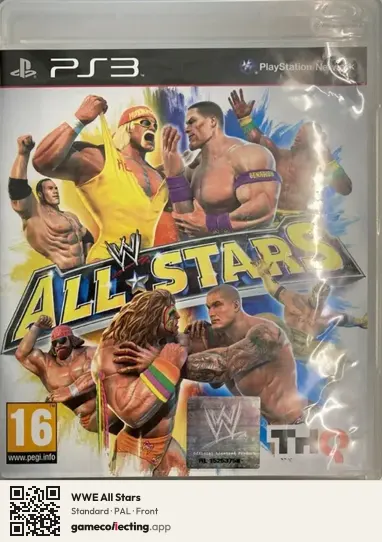 WWE All Stars PlayStation 3, PAL box front