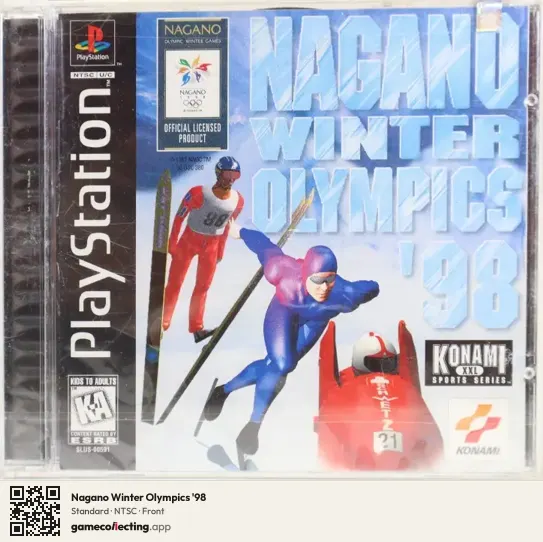Nagano Winter Olympics '98 PlayStation, NTSC box front