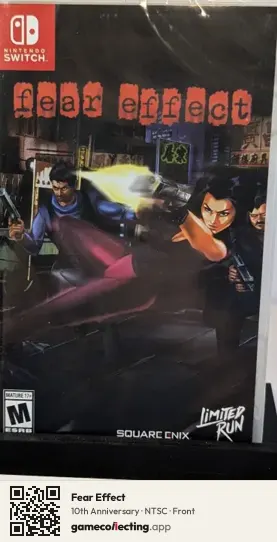 Fear Effect Nintendo Switch, NTSC box front