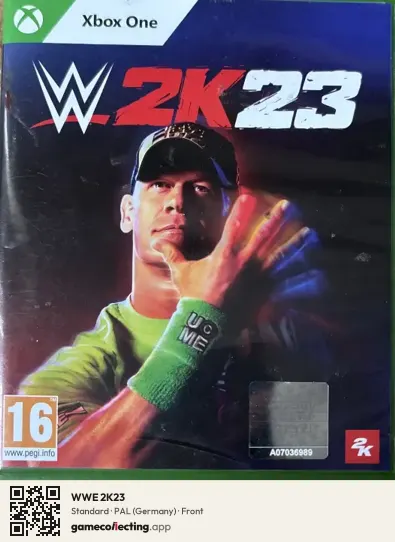 WWE 2K23 Xbox One, Germany box front