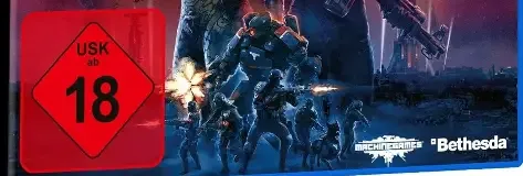 Wolfenstein: Youngblood, the USK square on its front