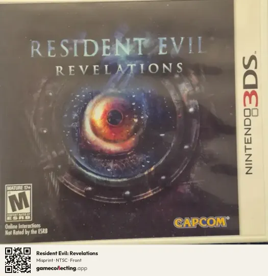 Resident Evil: Revelations Nintendo 3DS, NTSC box front