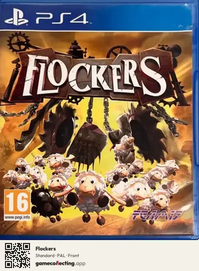 Flockers PlayStation 4, PAL box front