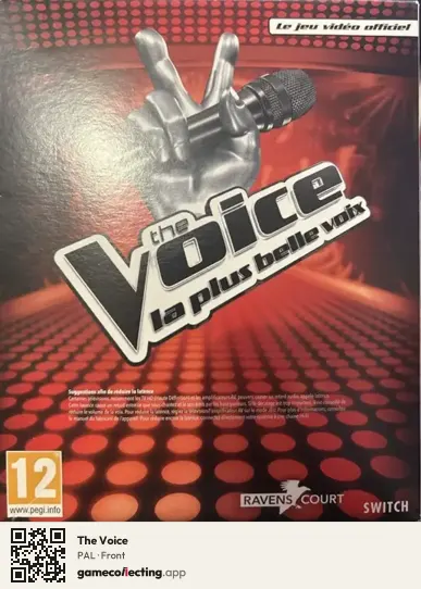 The Voice Nintendo Switch, PAL box front